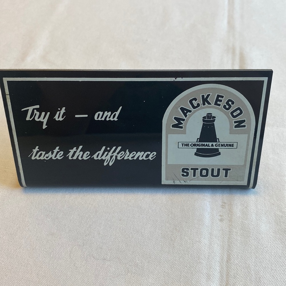 Antique Mackeson Stout Bar Stand